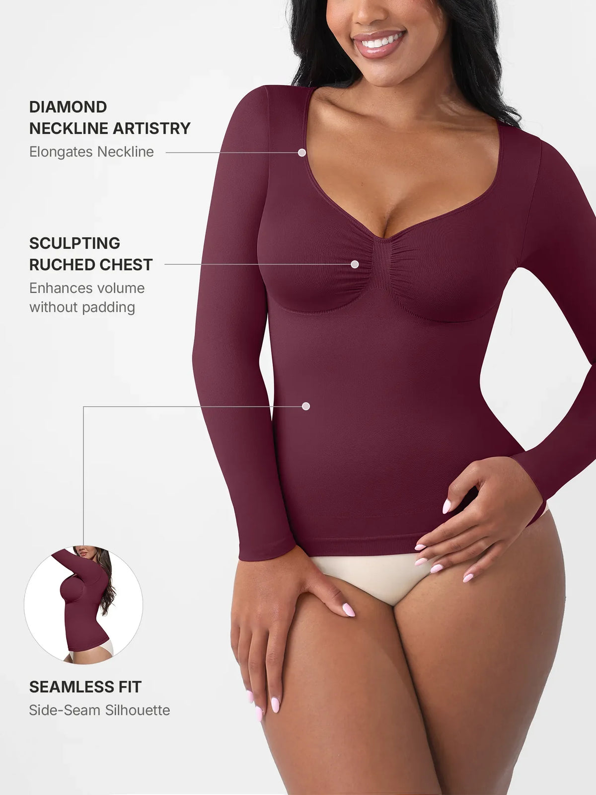 Everyday Seamless Long Sleeve Shaper