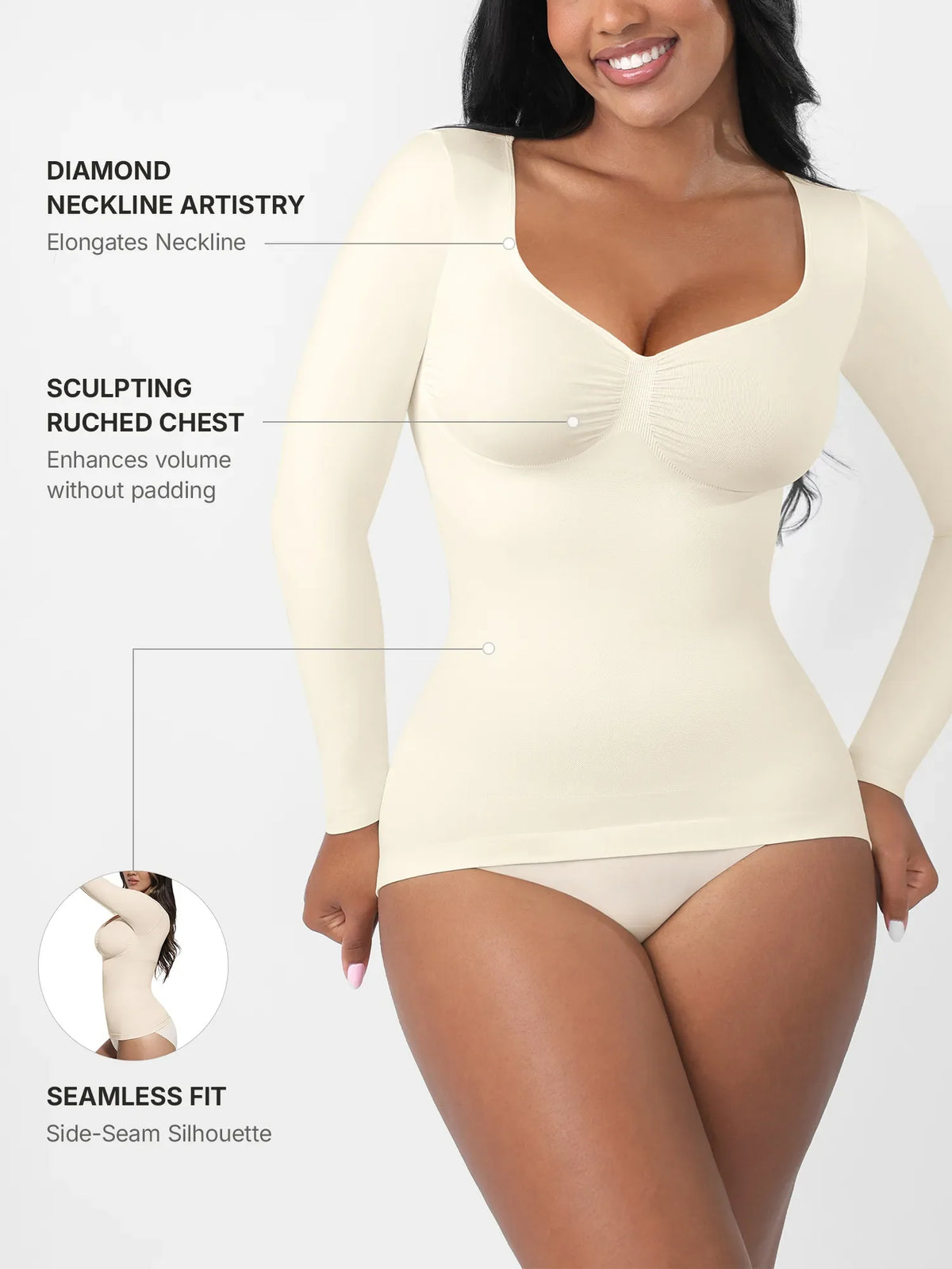 Everyday Seamless Long Sleeve Shaper