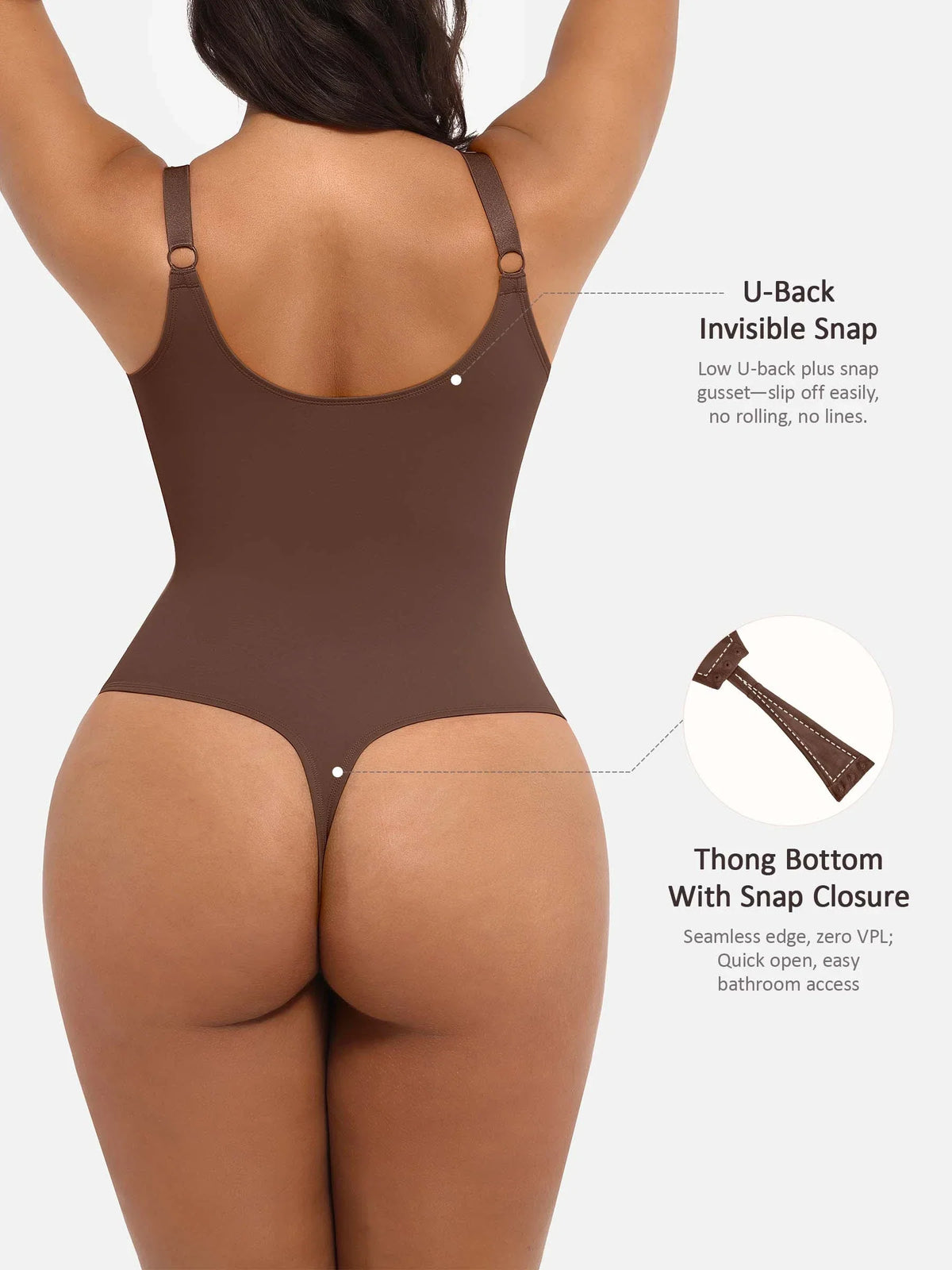 V-Plunge Support Bodysuit