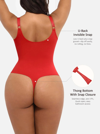 V-Plunge Support Bodysuit