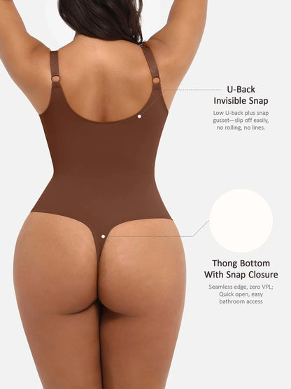V-Plunge Support Bodysuit