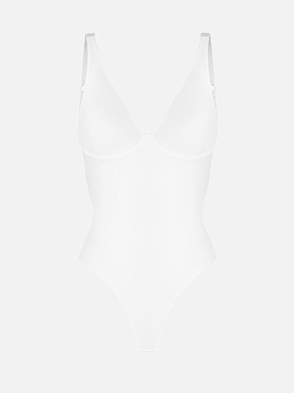 2-Pack V-Neck Tummy Control Bodysuit Bundle