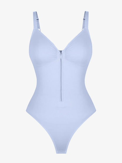 Seamless Tummy Control Zipper Bodysuit
