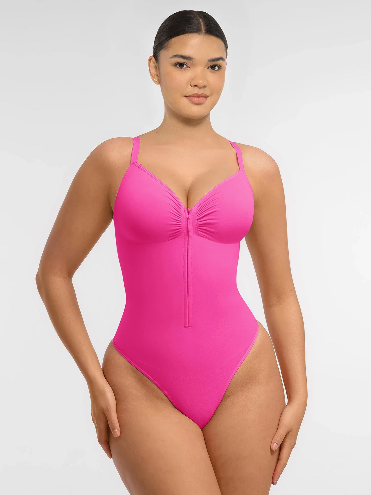 Tummy Control Seamless Zipper Bodysuit [BOGO]
