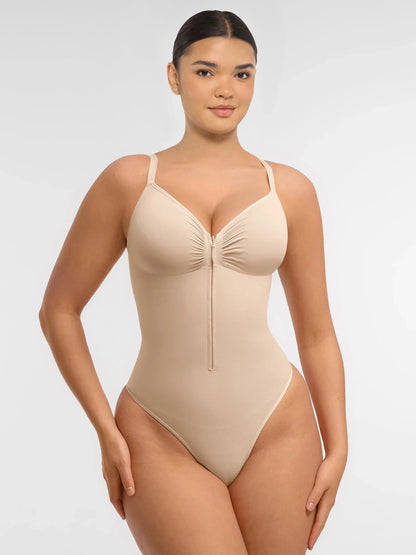 Tummy Control Seamless Zipper Bodysuit [BOGO]