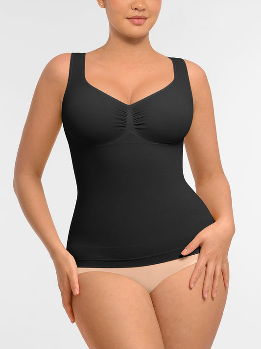 Seamless Tummy Control Wide Strap Tank Top