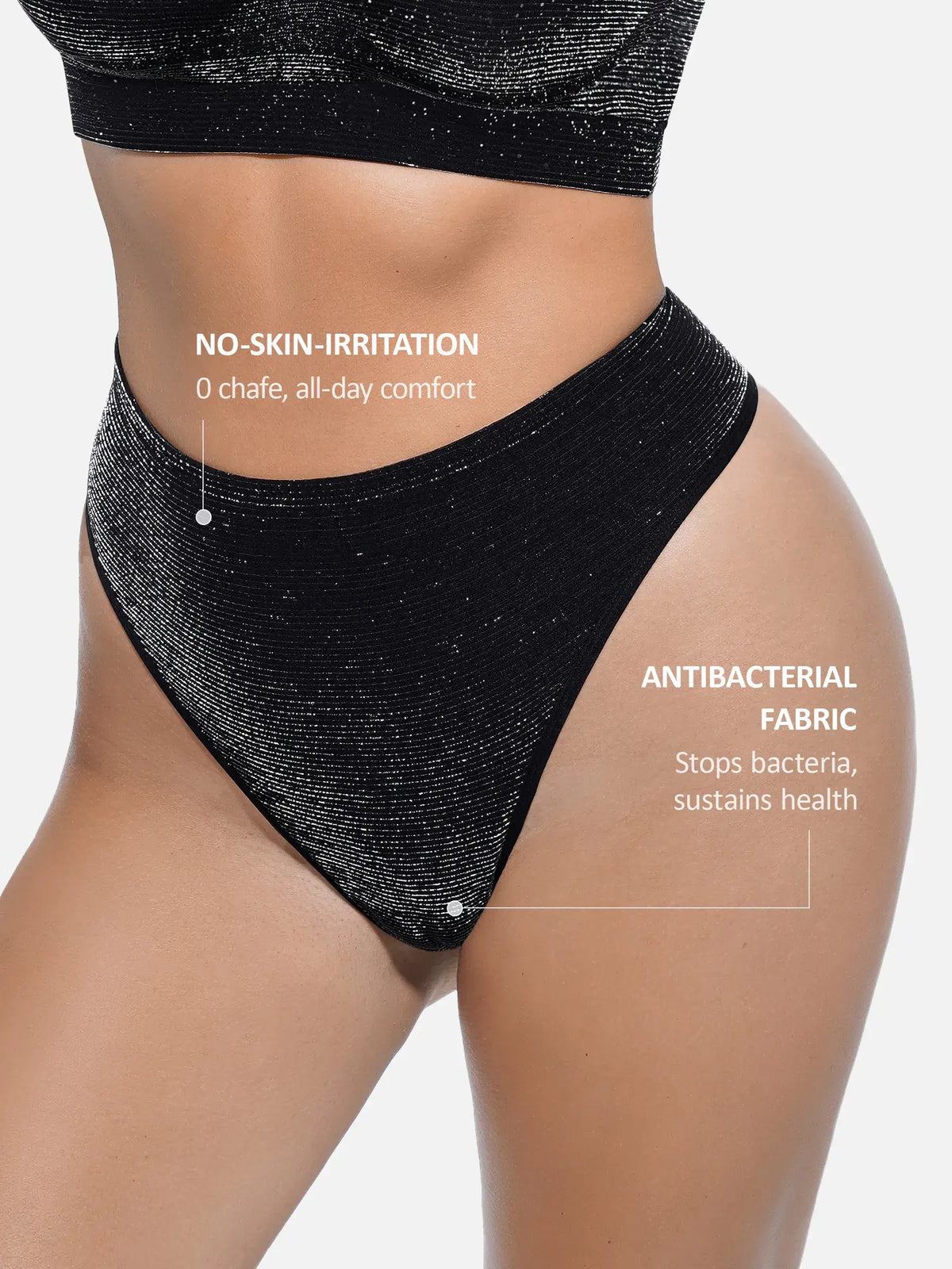 Invisible Shimmer Wireless Comfort Bra & Panty[BOGO]