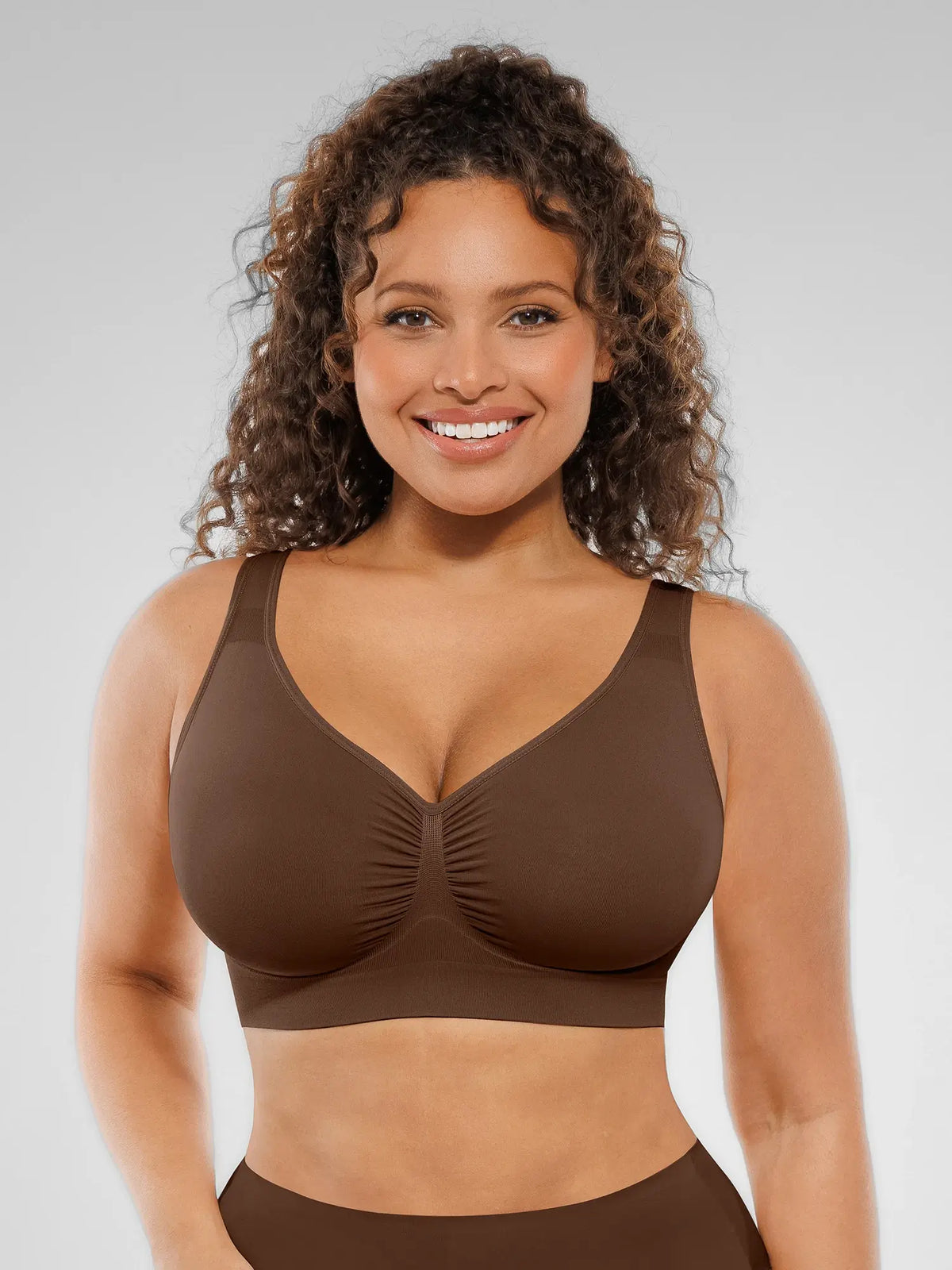 Seamless Wireless Full Coverage Bra