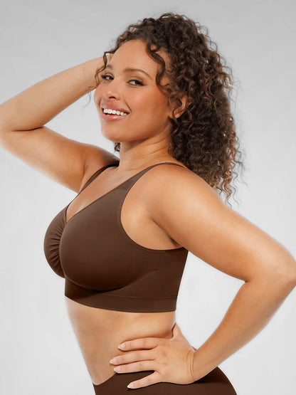 Seamless Wireless Full Coverage Bra
