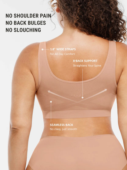 Seamless Wireless Full Coverage Bra