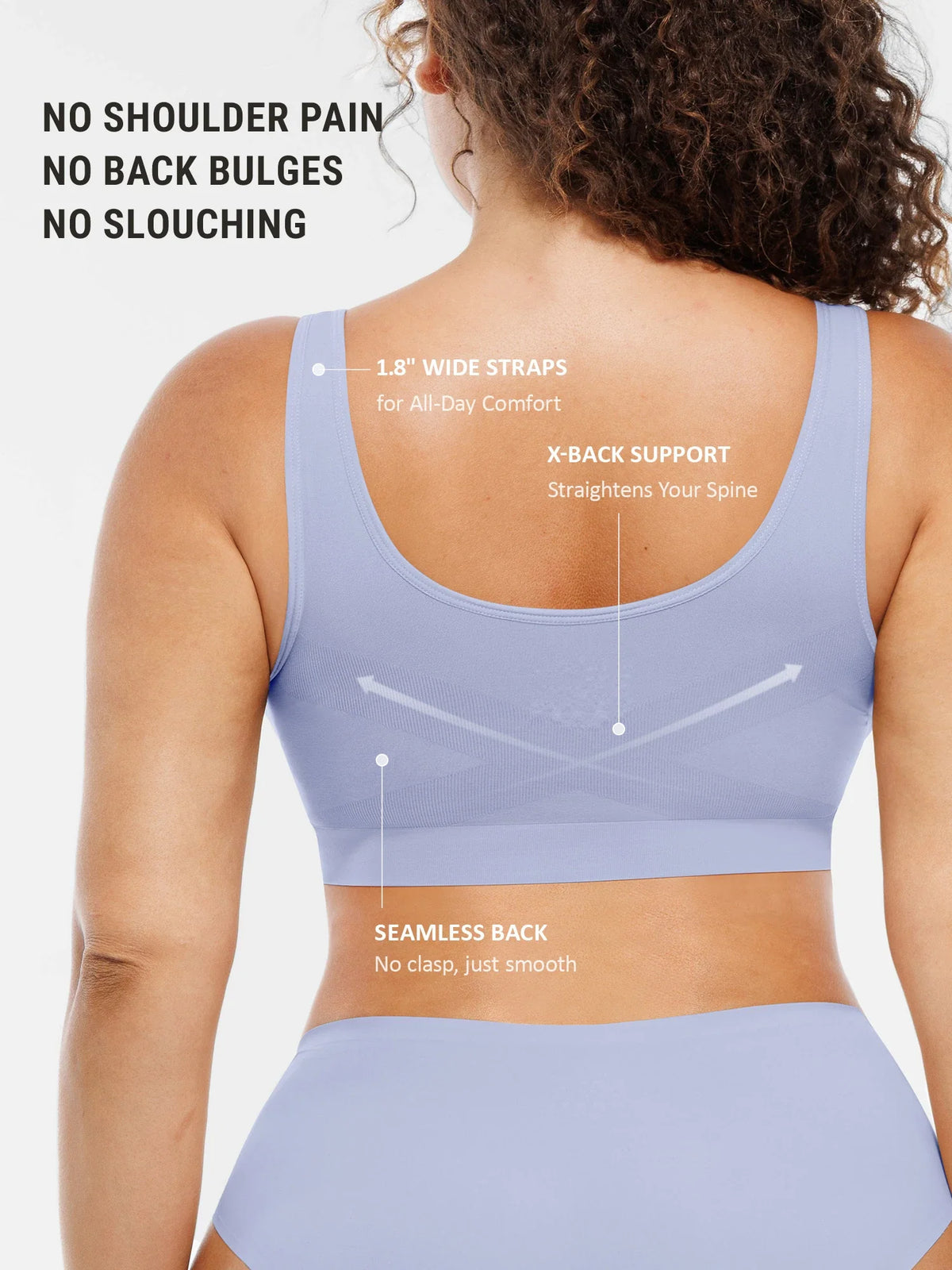 Seamless Wireless Full Coverage Bra