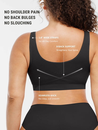 Seamless Wireless Full Coverage Bra