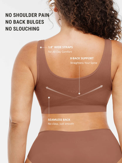 Seamless Wireless Full Coverage Bra
