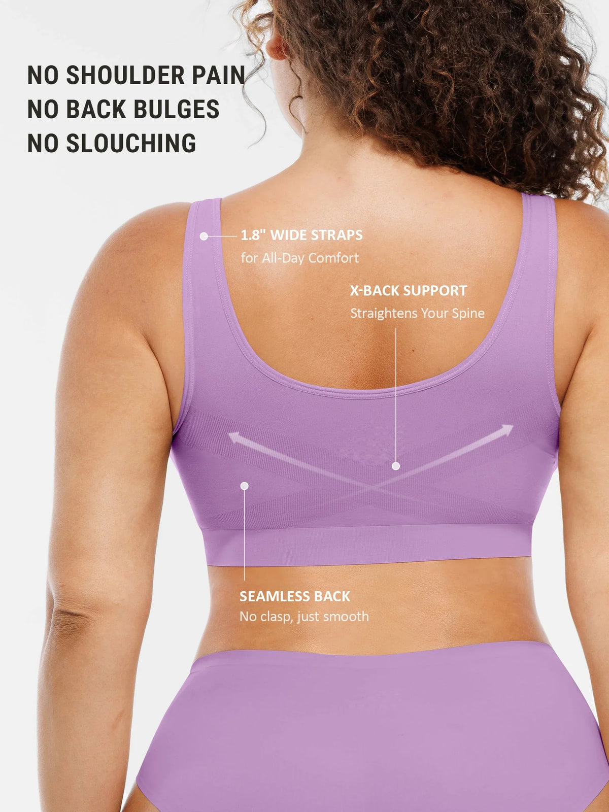 Seamless Wireless Full Coverage Bra