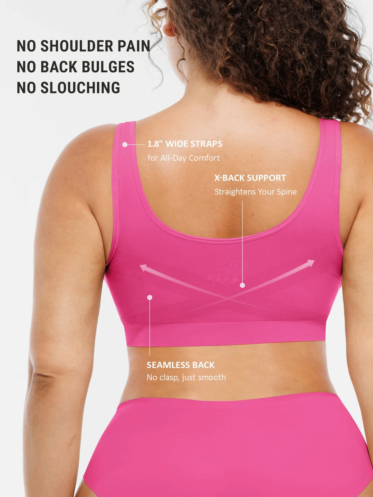 Seamless Wireless Full Coverage Bra