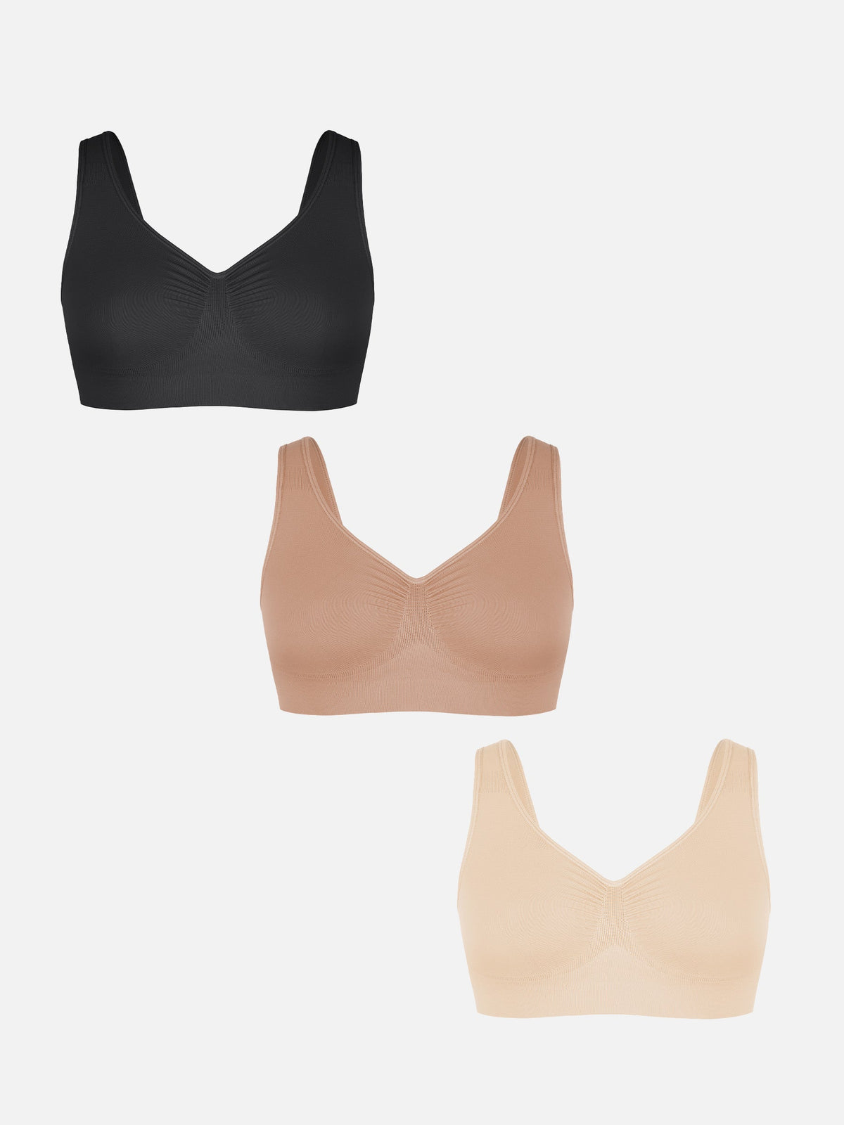 Seamless Wireless Full Coverage Bra