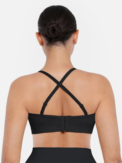Seamless Strapless Removable Pad Anti-Slip Bra