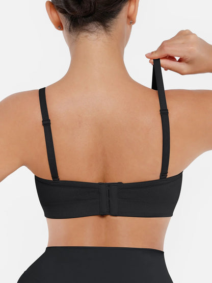 Seamless Strapless Removable Pad Anti-Slip Bra