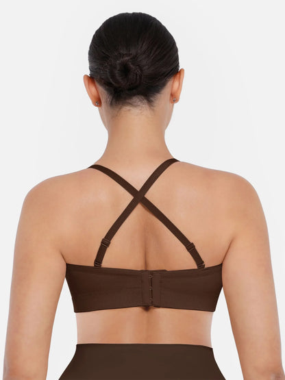 Seamless Strapless Removable Pad Anti-Slip Bra