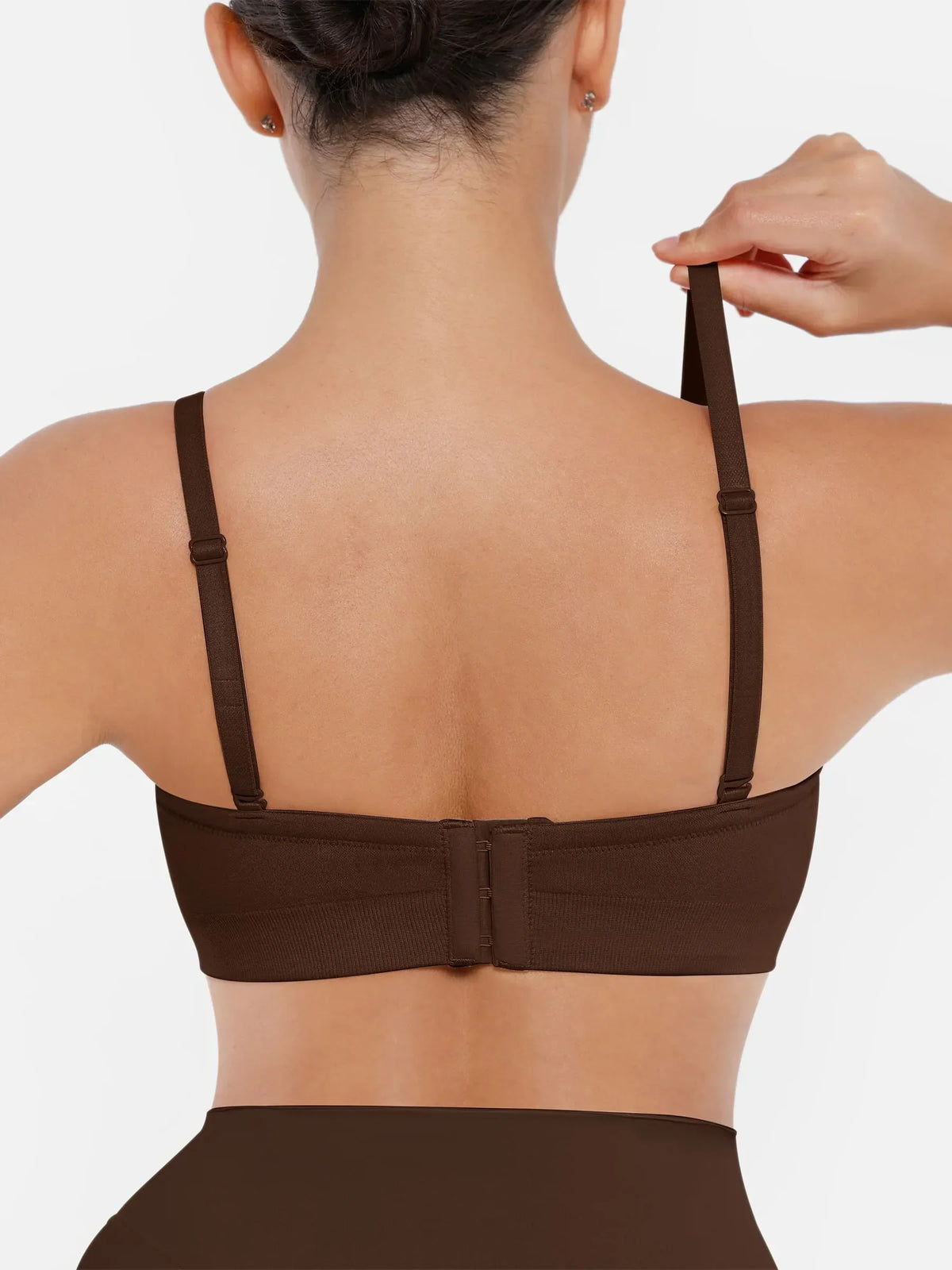 Seamless Strapless Removable Pad Anti-Slip Bra