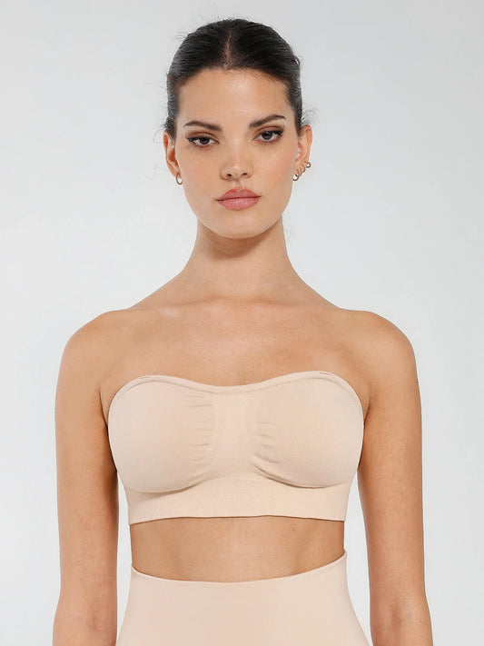 Seamless Anti-Slip Bandeau Bra