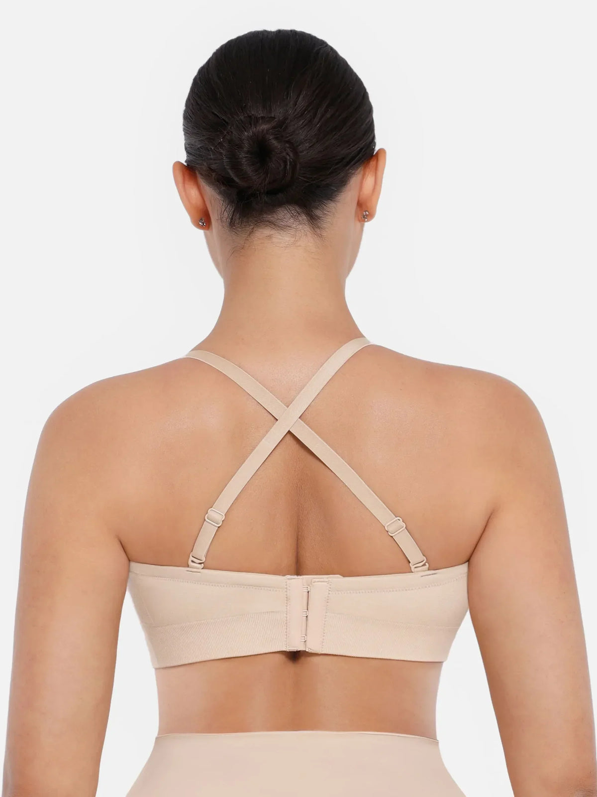 Seamless Strapless Removable Pad Anti-Slip Bra