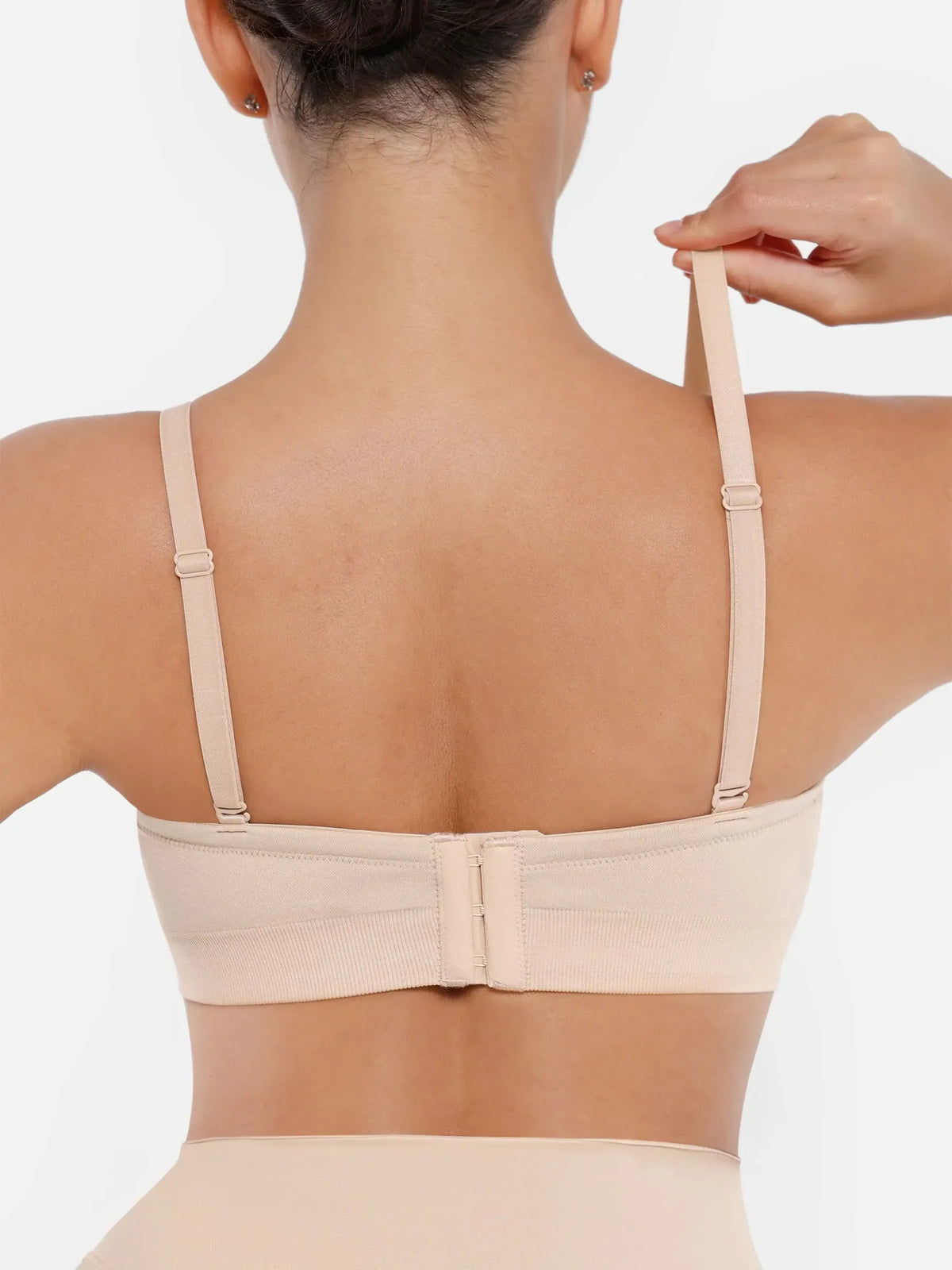 Seamless Strapless Removable Pad Anti-Slip Bra