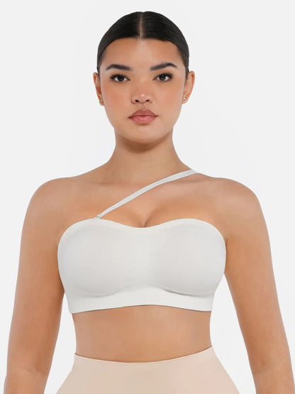 Seamless Strapless Removable Pad Anti-Slip Bra