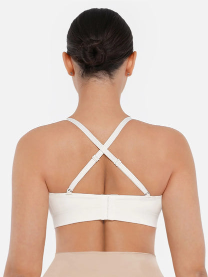 Seamless Strapless Removable Pad Anti-Slip Bra