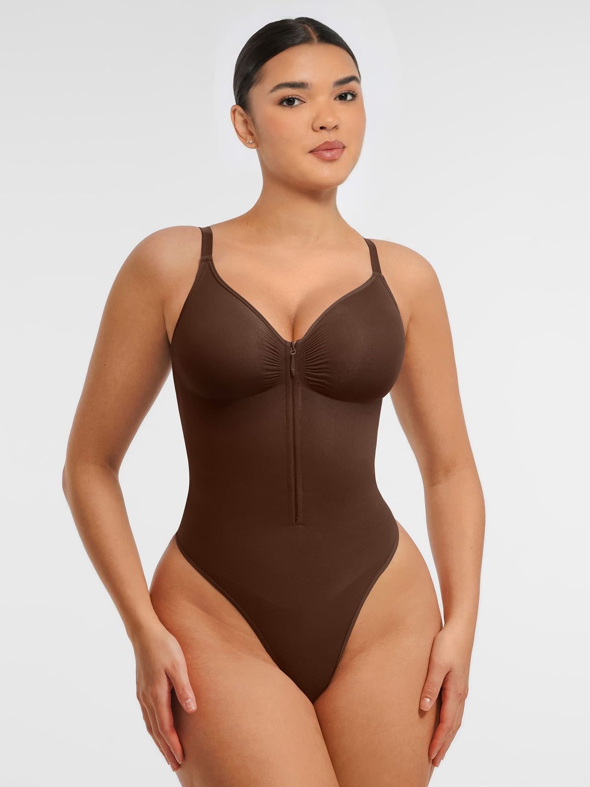 Tummy Control Seamless Zipper Bodysuit [BOGO]