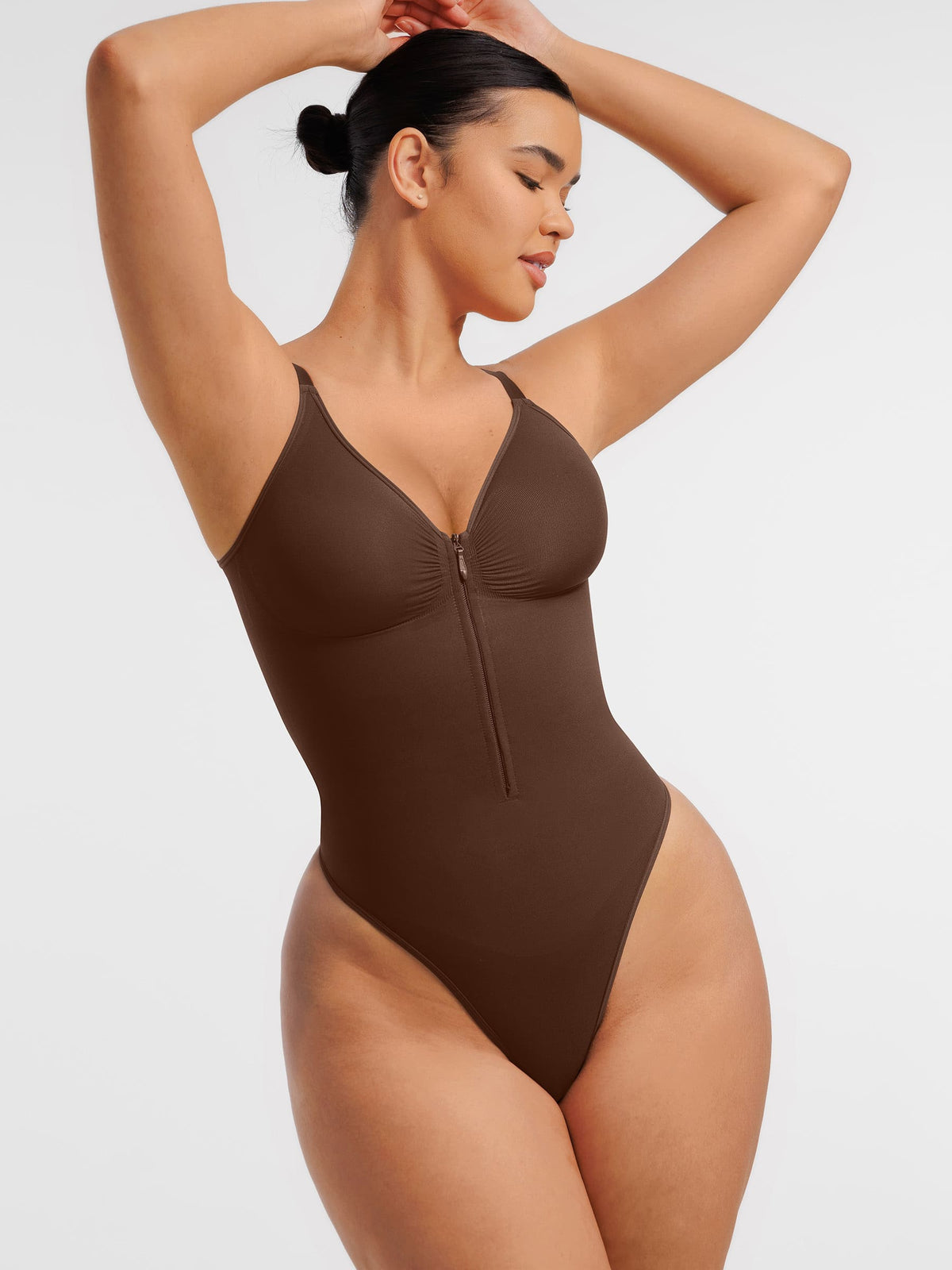 Tummy Control Seamless Zipper Bodysuit [BOGO]