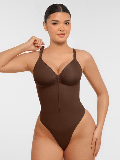 Tummy Control Seamless Zipper Bodysuit [BOGO]