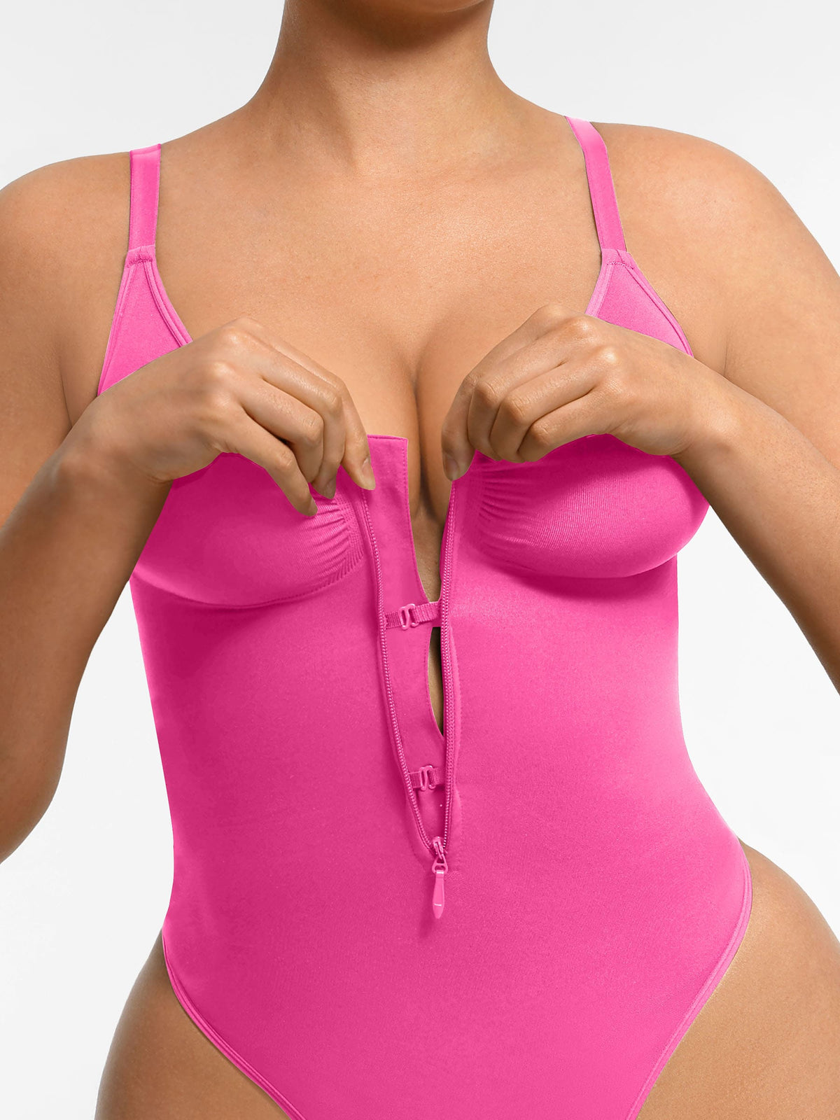 Tummy Control Seamless Zipper Bodysuit [BOGO]