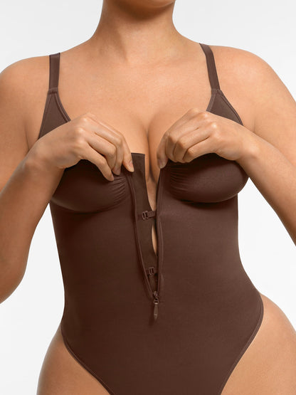 Tummy Control Seamless Zipper Bodysuit [BOGO]