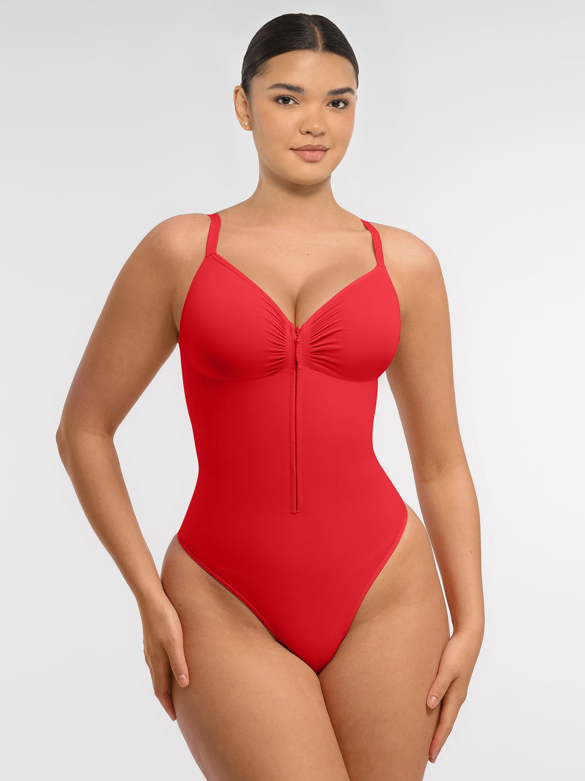 Tummy Control Seamless Zipper Bodysuit [BOGO]
