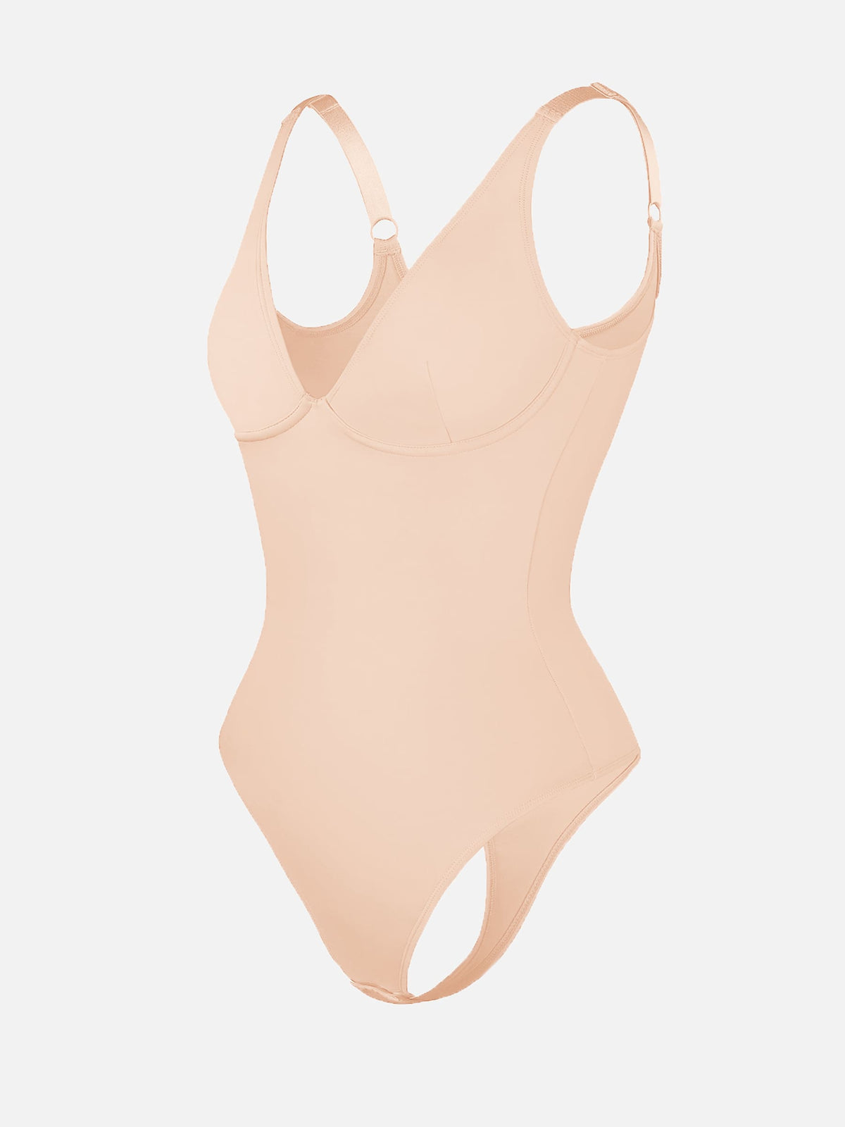 V-Neck Tummy Control Sculpt Bodysuit