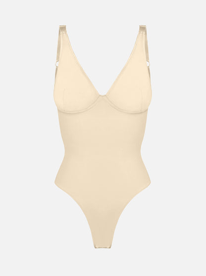 V-Plunge Support Bodysuit