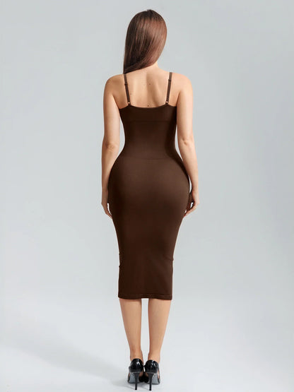 Smooth Dress & No-Show Shorts Set