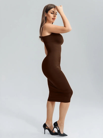 Smooth Dress & No-Show Shorts Set