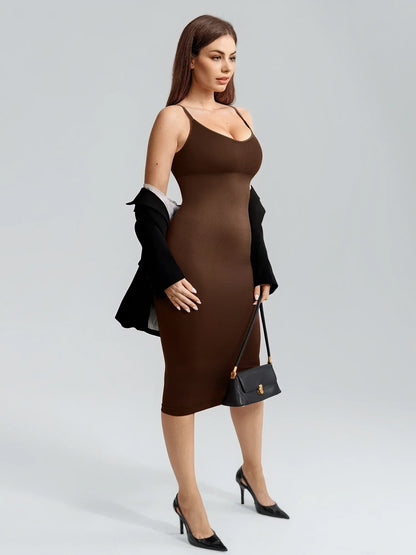 Smooth Dress & No-Show Shorts Set