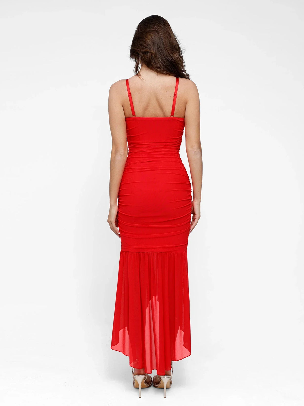 Shapewear Bluetag Cooling Ruched Mesh Bodycon Maxi Dress