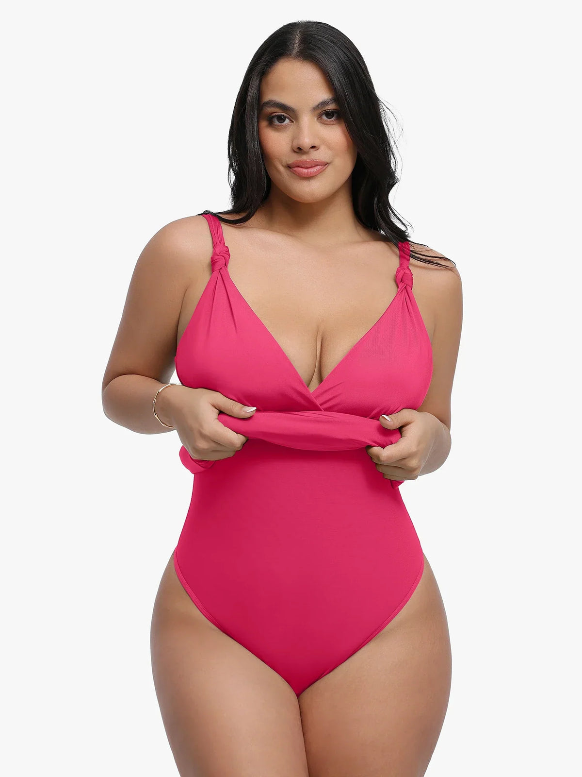 Shapewear Sculpting Side Slit Mini Dress