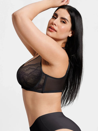 Underwire Minimizer Lace Bra