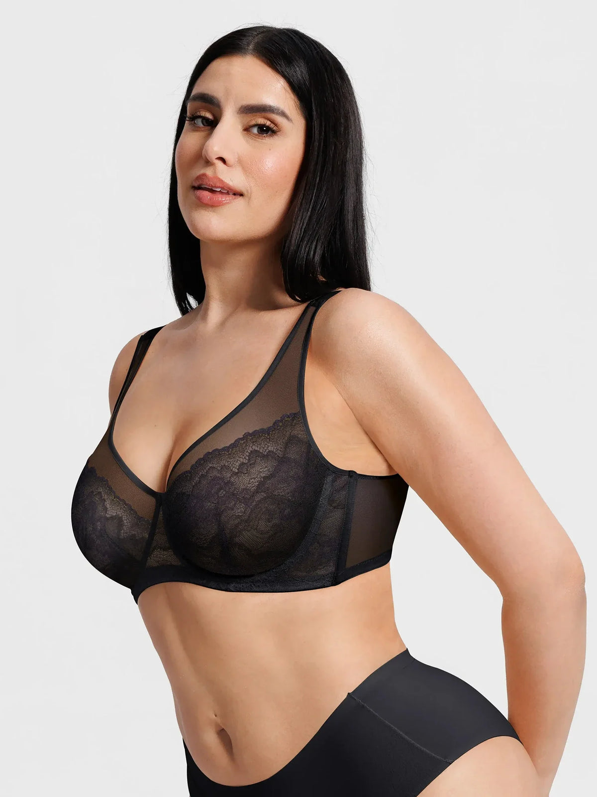 Underwire Minimizer Lace Bra