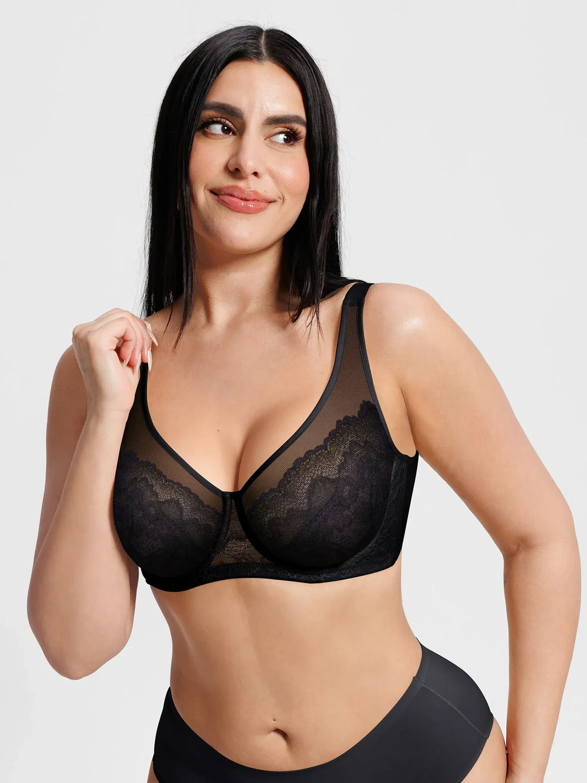 Underwire Minimizer Lace Bra