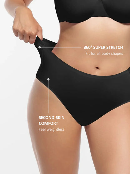 Cloud-Soft Mid-Waist Brief Panties