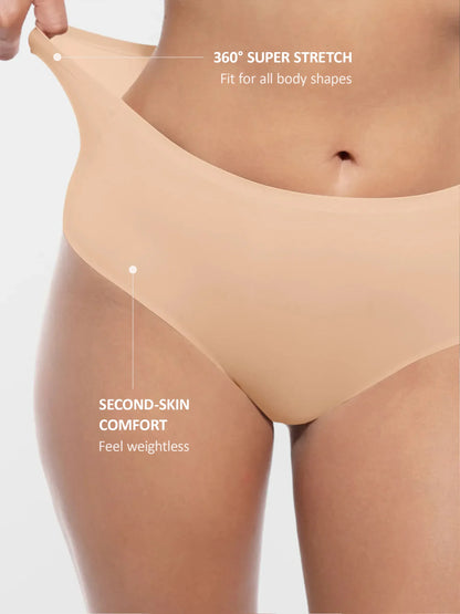 Cloud-Soft Mid-Waist Brief Panties
