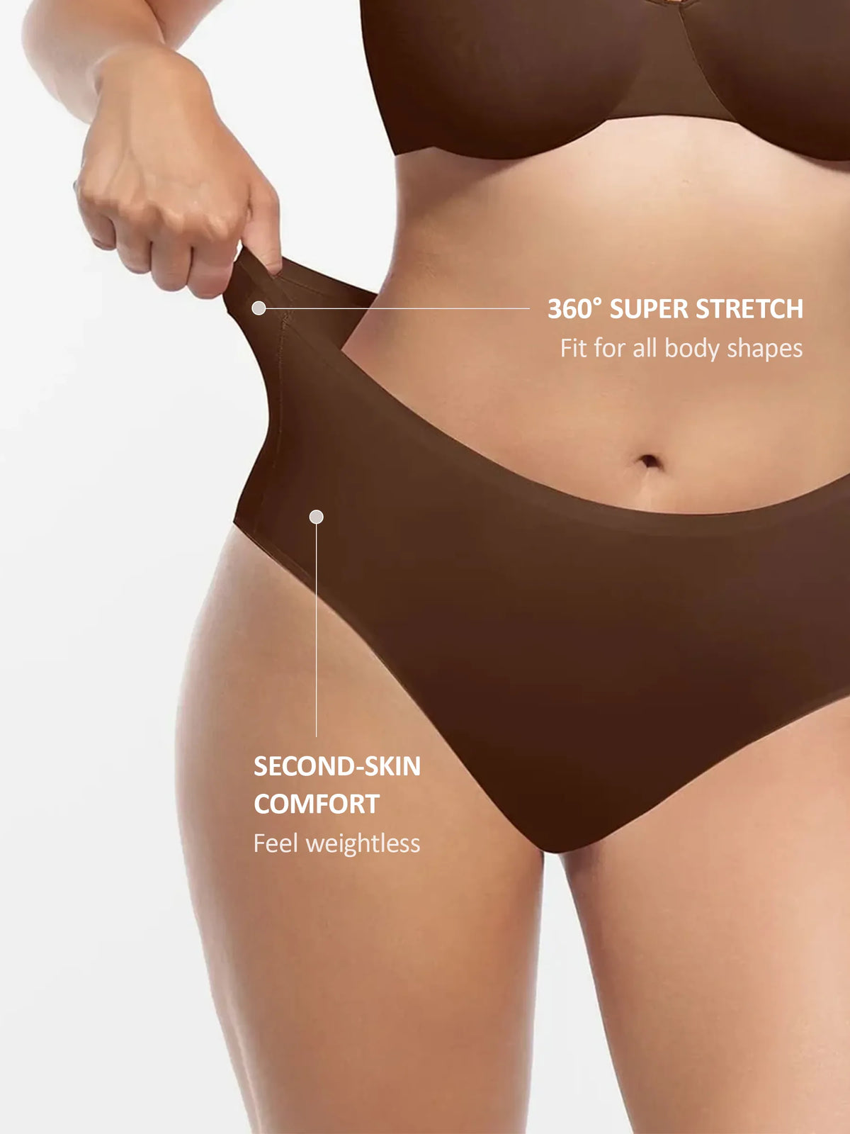 Cloud-Soft Mid-Waist Brief Panties