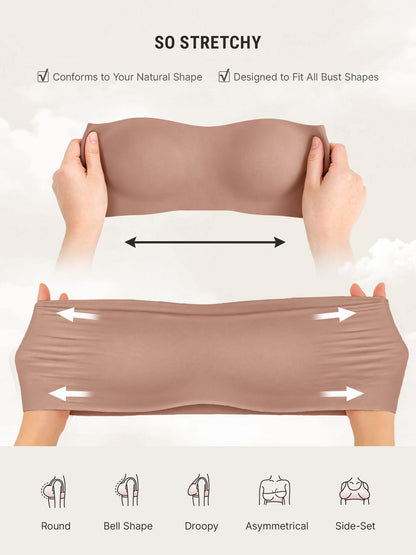 Butter-Soft Strapless Bandeau Bra [BOGO]
