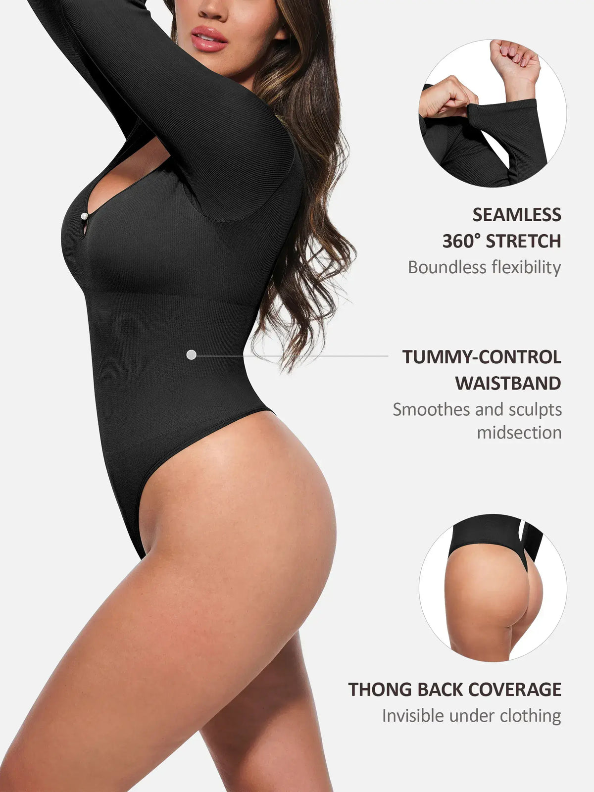 Seamless Ribbed Bodysuit [BOGO]